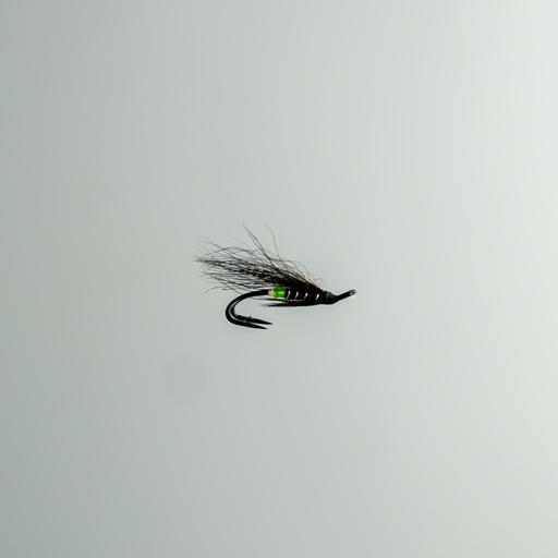 Black Bear Green butt - DOUBLE HOOK