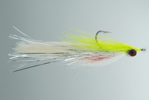 [094-20620] NEPTUNE FLIES - Half & Half - Chartreuse & White