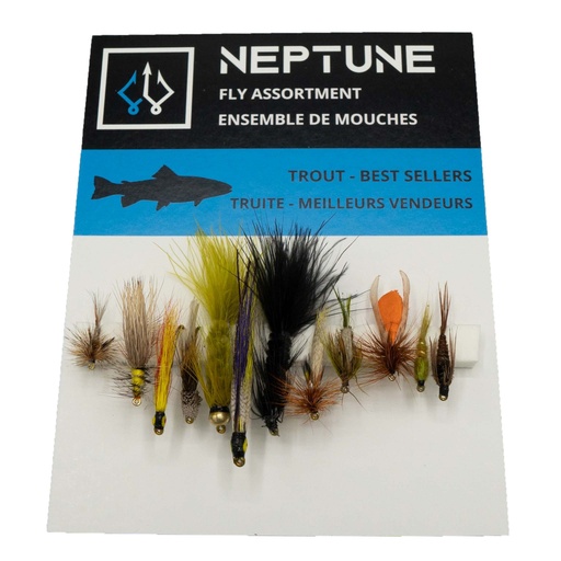 [100-10112] ENSEMBLE DE MOUCHES A TRUITE - MEILLEURS VENDEURS