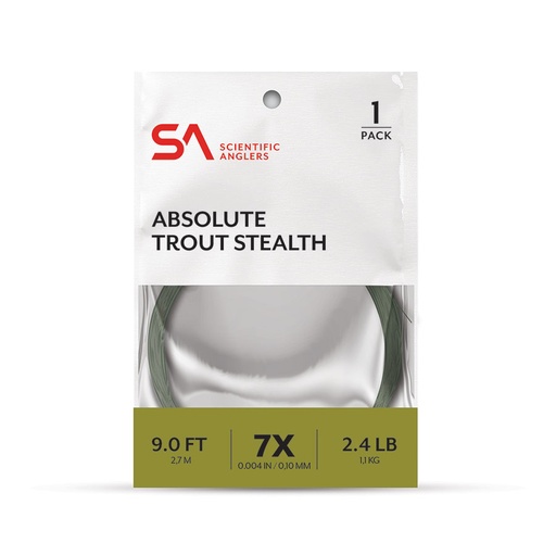 SCIENTIFIC ANGLERS - ABSOLUTE TROUT STEALTH LEADERS