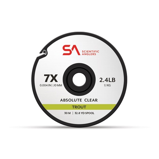 SCIENTIFIC ANGLERS - ABSOLUTE  TROUT TIPPET - 30 METERS