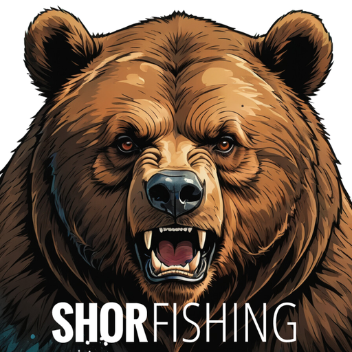 [ST-SHB] STICKER - SHOR FISHING BEAR