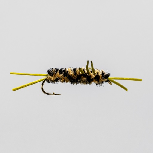 Pat's Rubber Legs Black / Brown