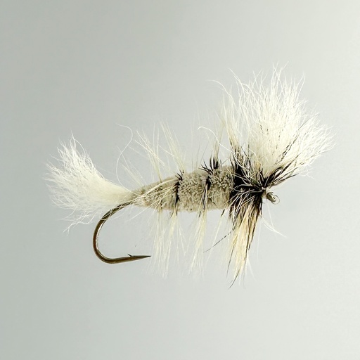 White Bomber Badger Hackle