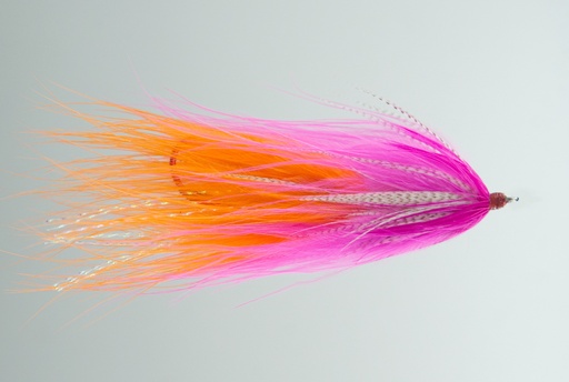 [077-12702-1] River Rat Squid - Pink & Orange