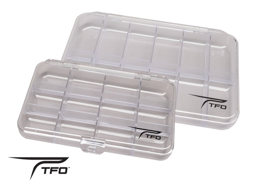 TFO -  12 COMPARTMENT CLEAR FLY BOX
