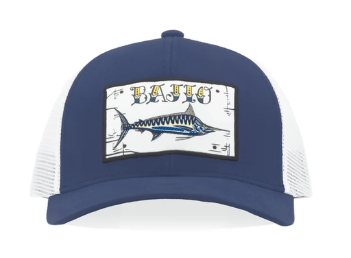 [MARLINTFB] BAJIO - Black Marlin Patch Trucker Hat